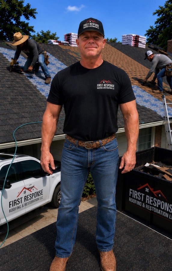Shane Threlkeld, founder of First Response Roofing & Restoration